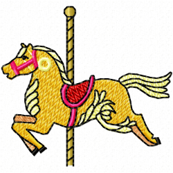 Horses Embroidery Design 4